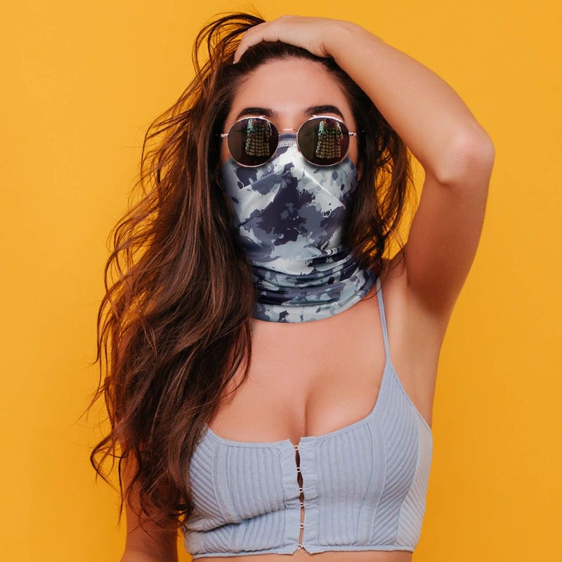 Doerix Neck Gaiter Face Mask Reusable, Cloth Face Masks Bandana Balaclava Cover Scarf Shield - Image 3