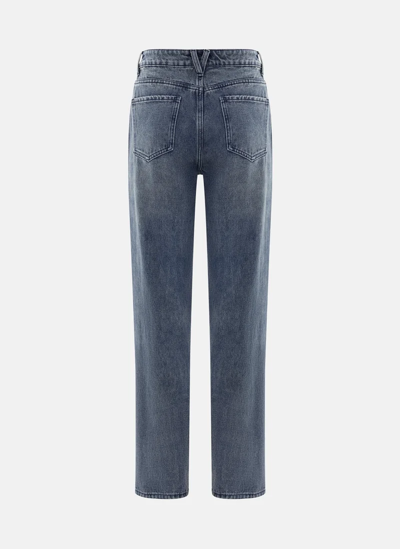 Lichi Loose mid-rise jeans