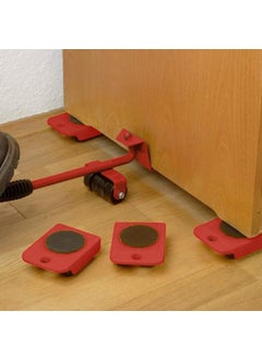 KHVIRJA KHVIRJA Heavy Duty Furniture Lifter Mover Tool Set Furniture Moving Roller Wheel Set for Washing Machines FridgeSofa Wardrobes Adjustable Height  - Image 5