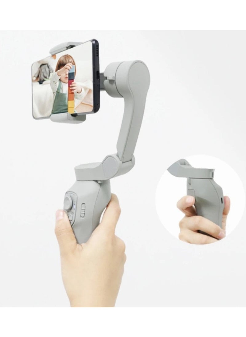 Generic - L7CPro Plus 3-axis Foldable Handheld 360⁰ Rotate AI Facial Intelligent Tracking Smartphone Stabilizer Gimbal With Sensor Fill Light & Stand - Image 1