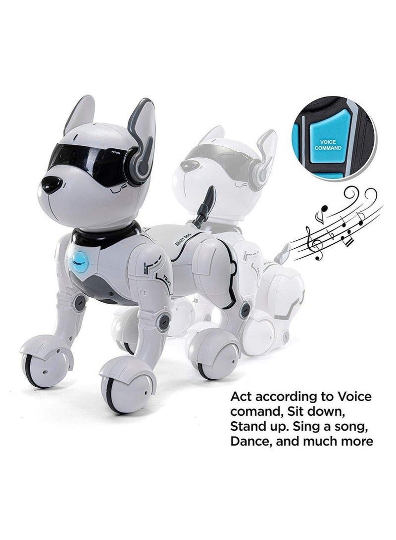 Arabest Remote Control Robot Dog Toy for Kids, Programmable & Interactive - Smart Puppy Robot Follows Voice Commands, RC Stunt Robo Dog - Walks, Talks, Dances - For Girls & Boys Ages 3 Years And Up - Image 3