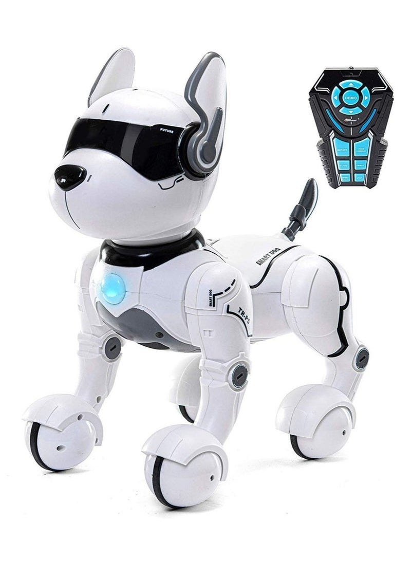 Arabest Remote Control Robot Dog Toy for Kids, Programmable & Interactive - Smart Puppy Robot Follows Voice Commands, RC Stunt Robo Dog - Walks, Talks, Dances - For Girls & Boys Ages 3 Years And Up - Image 1