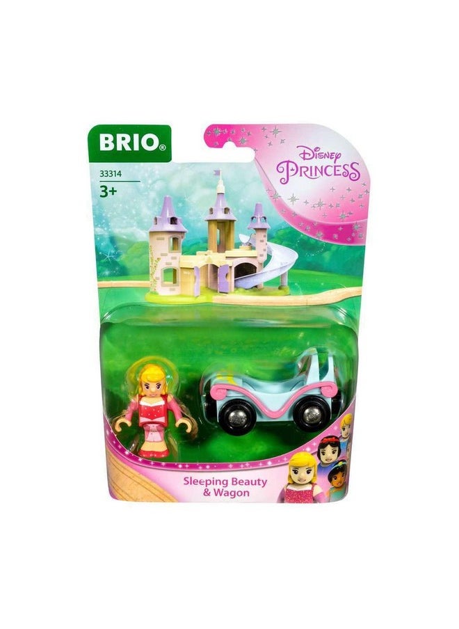 Brio BRIO - 33314 Disney Princess Sleeping Beauty & Wagon | 2 Piece Toy Train for Kids Ages 3 and Up  - Image 1