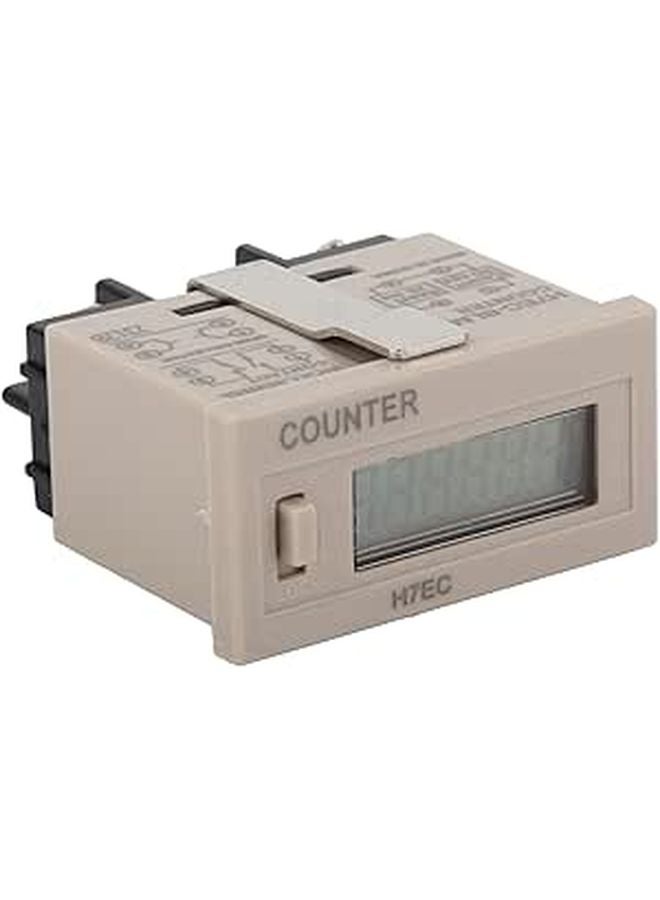 H7EC عداد كهربائي بشاشة عرض LCD مكونة من 6 أرقام لمراقبة المعدات الصناعية - Image 1