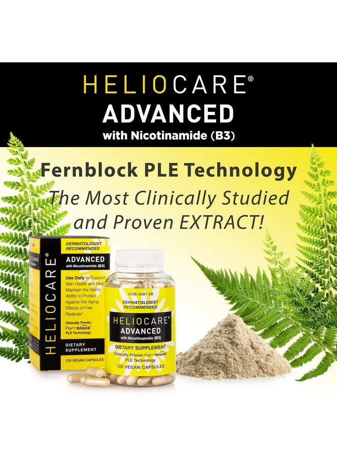 Advanced Nicotinamide B3 Supplement: Niacinamide 500Mg And Fernblock Ple Extract 240Mg Per Serving Supports Skin Cell Health W/ Antioxidant Rich Vitamin B3 Niacin 120 Vegan Capsules