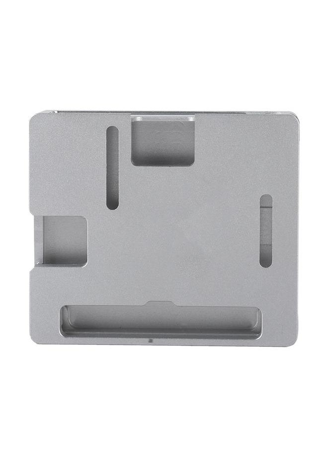 Thoraya Ultra-thin Aluminum Alloy CNC Case Portable Box for Raspberry Pi 3A Cooling Heatsink Silver  - Image 4
