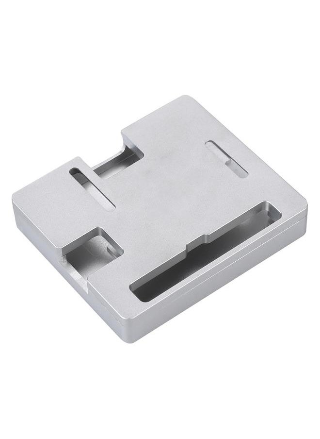Thoraya Ultra-thin Aluminum Alloy CNC Case Portable Box for Raspberry Pi 3A Cooling Heatsink Silver  - Image 2