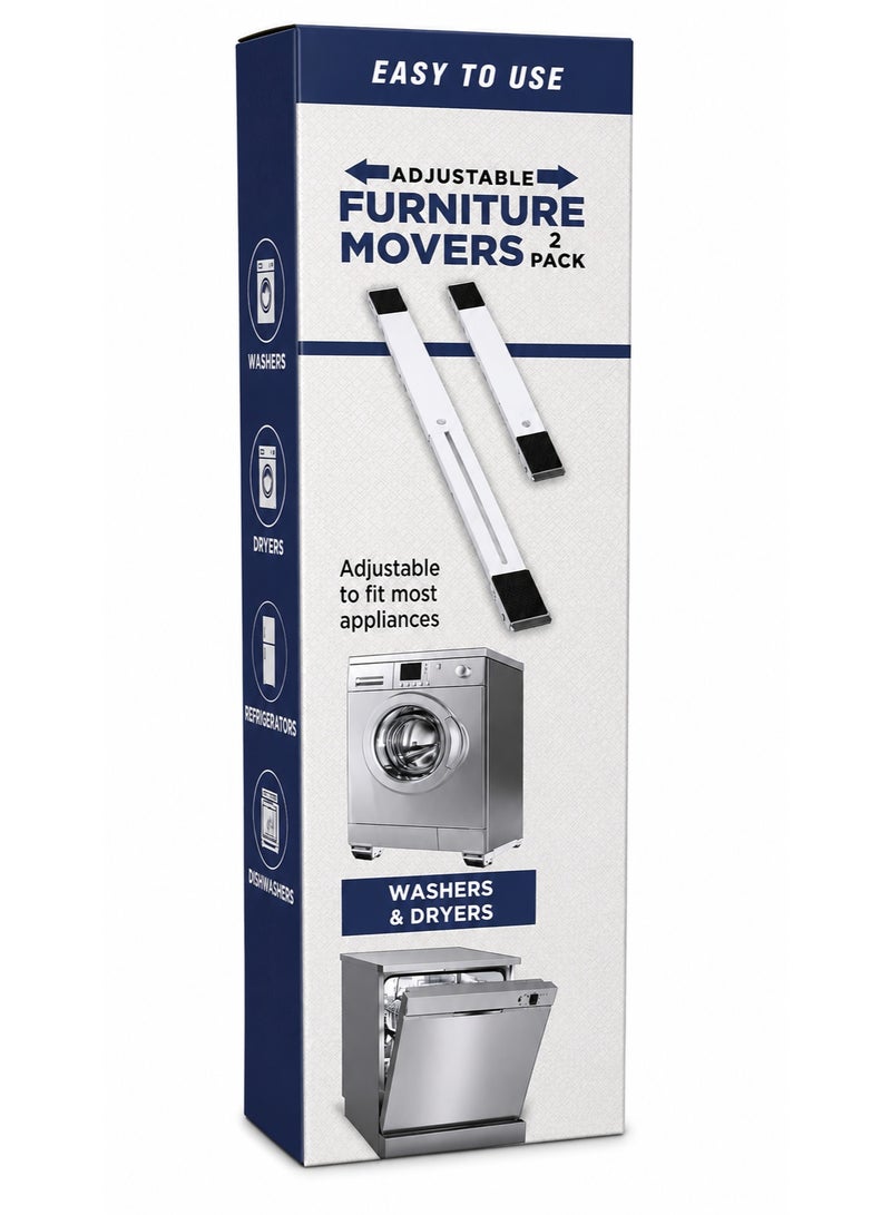 Washing Machine Base Stand Movable Multi Functional Furniture Dolly Base For Washing Machine Dryer Refrigerator - Image 4