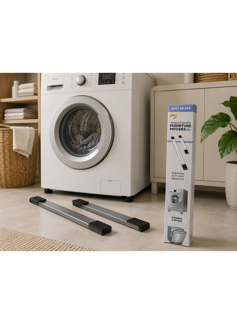 Washing Machine Base Stand Movable Multi Functional Furniture Dolly Base For Washing Machine Dryer Refrigerator - Image 5