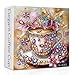 PPuzzling Coffee Cup Puzzles for Adults 1000 Pieces Colorful Flower Butterfly Teacup Jigsaw Puzzles Crystal Jewel Floral Cups Puzzle as Home Decor - Image 2