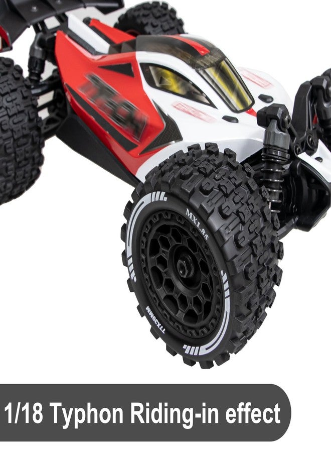 LRFHL RC Tires and Wheels Pre-glued Compatible with Arrma Typhon Grom Granite 1/18 1/14 RC Car Tires Wheels Upgrade (4PCS) - Image 3