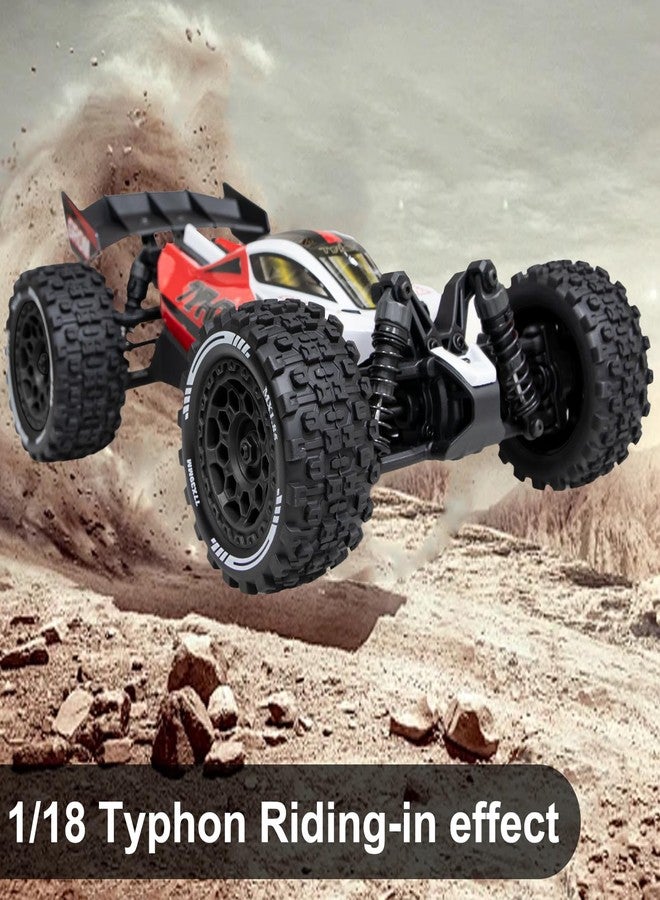 LRFHL RC Tires and Wheels Pre-glued Compatible with Arrma Typhon Grom Granite 1/18 1/14 RC Car Tires Wheels Upgrade (4PCS) - Image 2