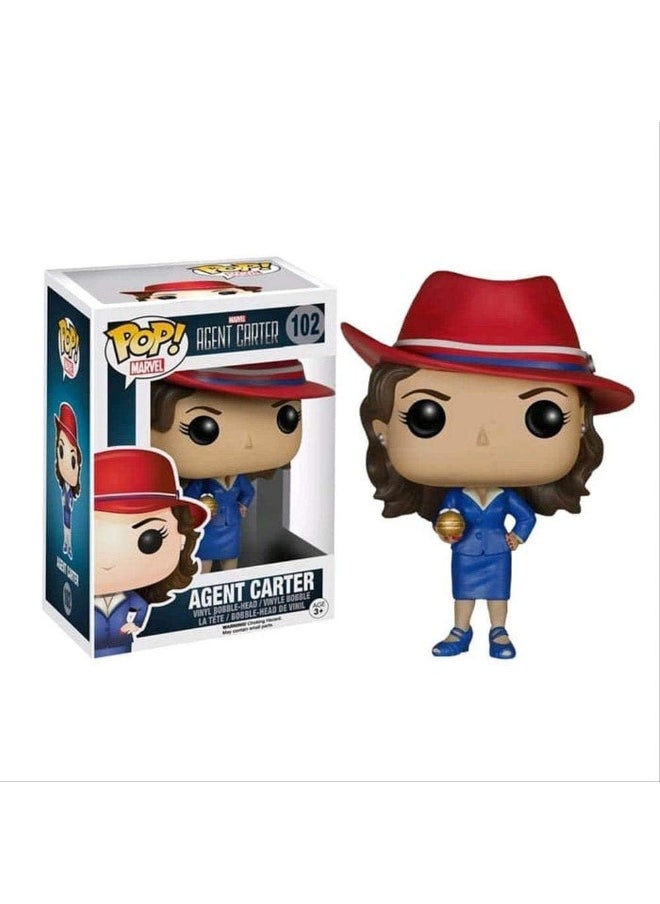 Funko Funko POP Marvel Agent Carter W/Gold Orb #102 Exclusive Vinyl Figure 