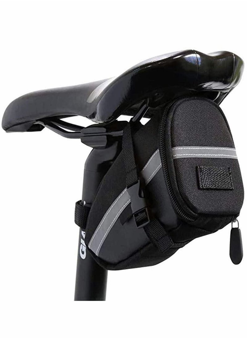 Y&D Bicycle Saddle Bag Bike for spares and personal items. Best carrying safely securely, keeps phone, keys wallet dry conveniently out of the way  - Image 1