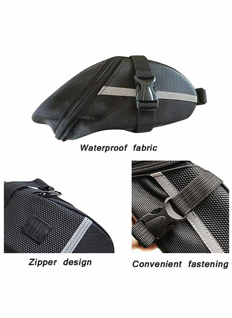 Y&D Bicycle Saddle Bag Bike for spares and personal items. Best carrying safely securely, keeps phone, keys wallet dry conveniently out of the way  - Image 3