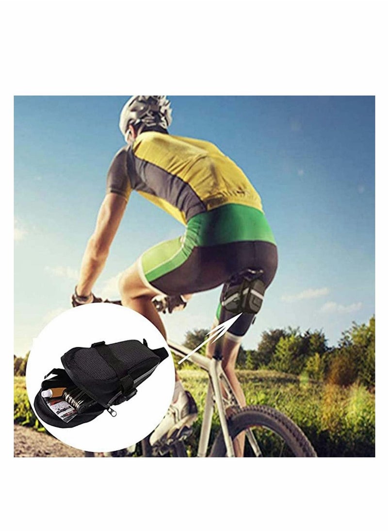 Y&D - Bicycle Saddle Bag Bike for spares and personal items. Best carrying safely securely, keeps phone, keys wallet dry conveniently out of the way - Image 1