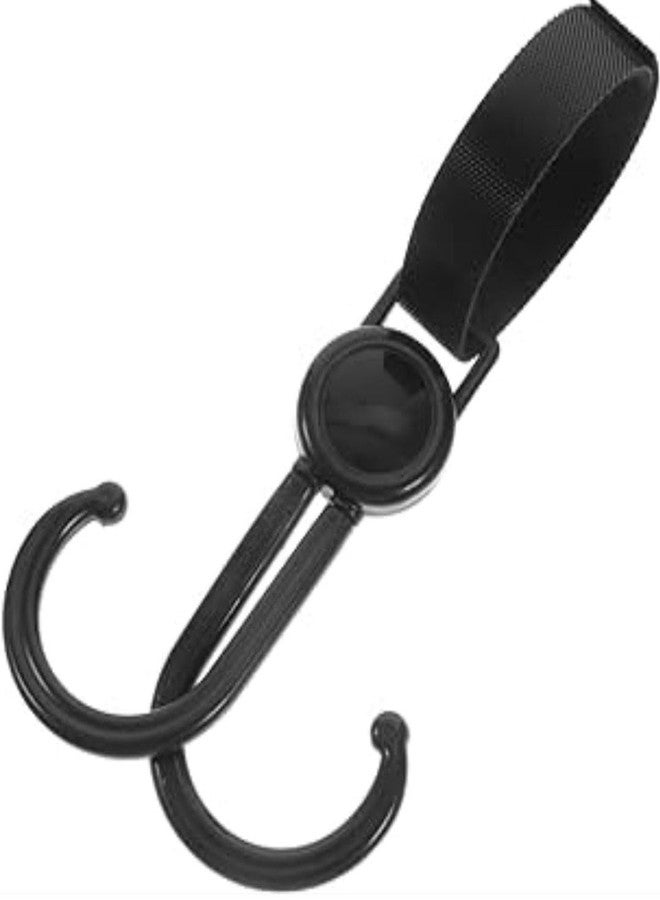 IQS Enterprise Hook for Stroller Shopping Cart Hooks Baby Stroller Accessories Rotate 360 Degree Hook Pram Organizer Bag Hanger Walker Rollator Crutches Wheelchair Shopping Cart Car (2 pcs) - Image 4