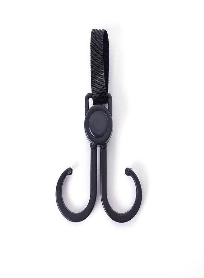 IQS Enterprise Hook for Stroller Shopping Cart Hooks Baby Stroller Accessories Rotate 360 Degree Hook Pram Organizer Bag Hanger Walker Rollator Crutches Wheelchair Shopping Cart Car (2 pcs) - Image 3