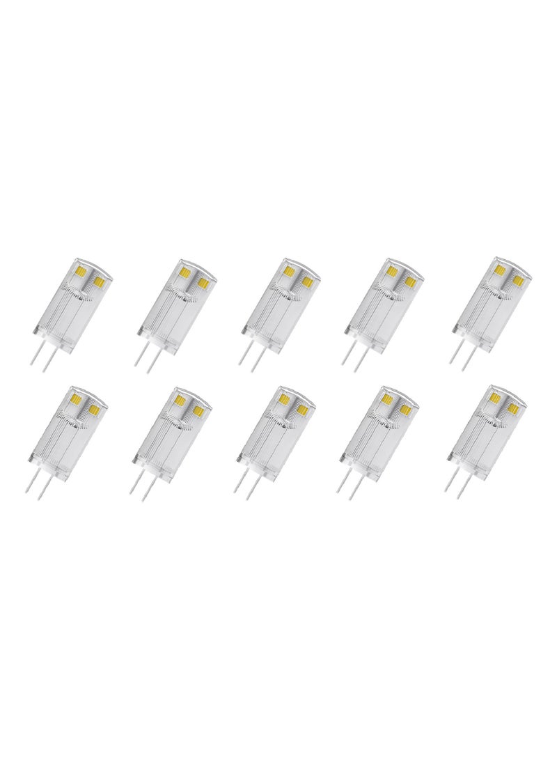 LEDVANCE Osram G4 LED Bulb Parathom PIN 320° P 1.8W 827 Clear Warm White - Pack of 10 - Image 1