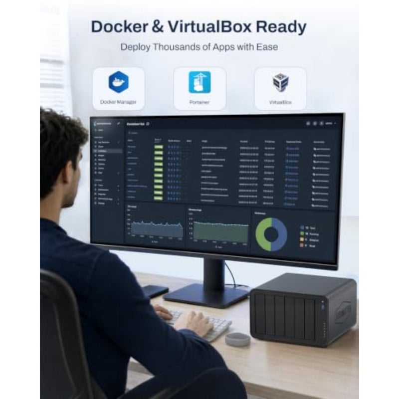 TERRAMASTER F6-425 Pro NAS Server, Intel Core i3-1315U, 8GB DDR5 Diskless - Image 5