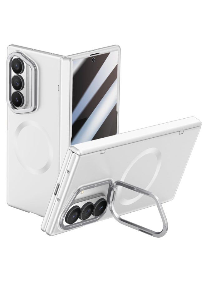 general for Galaxy Z Fold 7 2025 Case: [Hidden Lens Kickstand] [Compatible with Mag-Safe], Full Body Hinge Protection Slim Case, Built-in Screen Protector Phone Case for Z Fold7