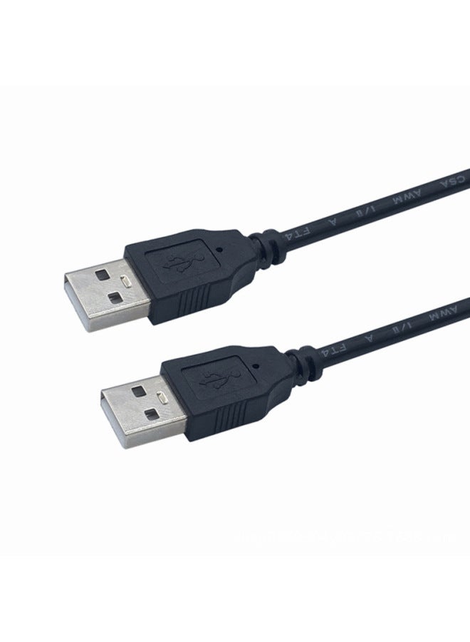 Usb2.0 Data Cable Transmission Mobile Hard Disk Box Notebook Computer Cooling Interface Usb Male To Male Cable-Color:Black-Line Length:0.5M Bare Wire Is Not Tied  - Image 5