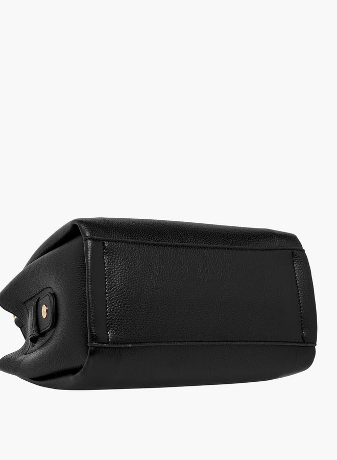 Celeste Solid Tote Bag with Double Handle and Detachable Strap