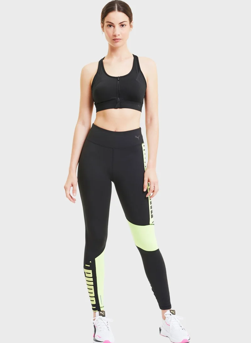 PUMA High Impact Front Zip Racerback Bra