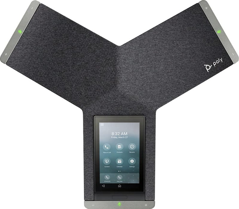 Poly Trio C60 IP Conference Phone Polycom Smart Conference Phone for Any Meeting Space 5 Color Touch Display Works with Teams Zoom More