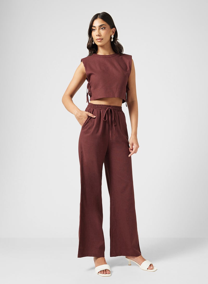 ELLA Cropped Top & Pant Set - Image 5
