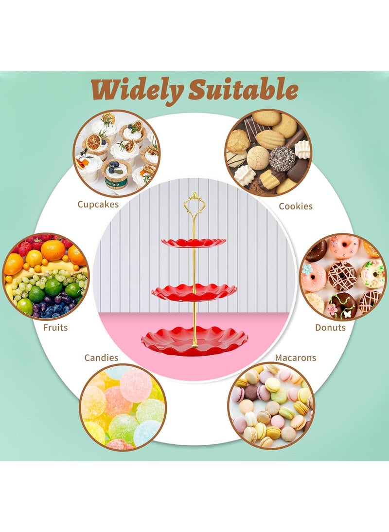 Y&D Three Layer European Style Multi Layer Removable Fruit Dessert Plate - Image 5