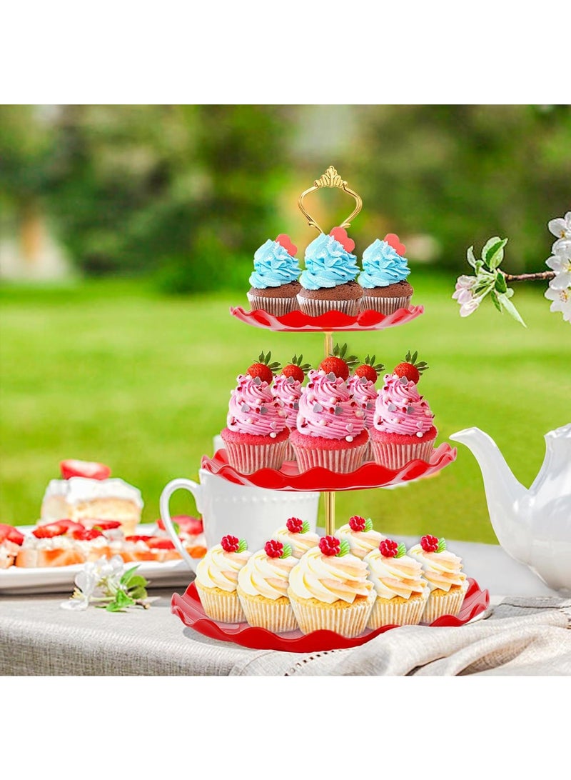 Y&D Three Layer European Style Multi Layer Removable Fruit Dessert Plate - Image 4