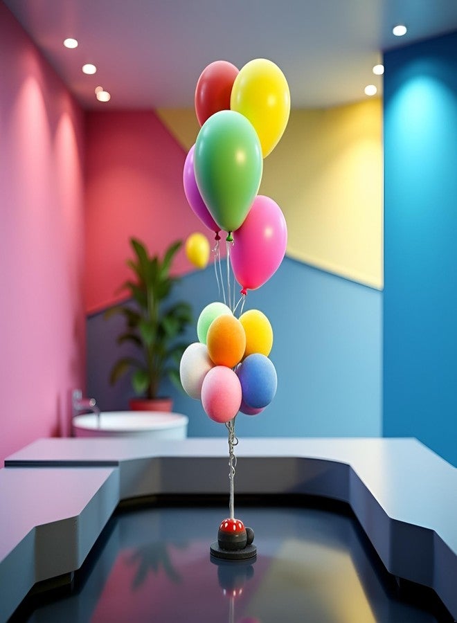 Sluswallow Colorful Auto Ornaments Balloon, Lovely Balloon Dashboard Decoration, Multicolour Car Accessories, Car Interior Supplies, Decorations - Image 3
