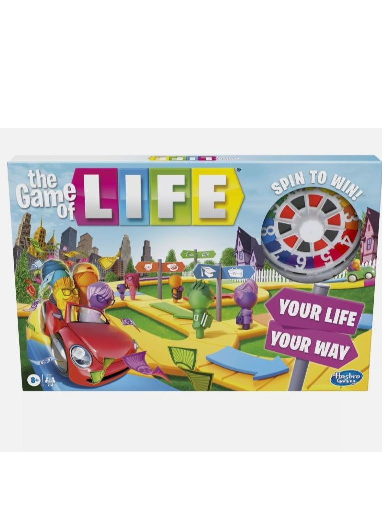 HASBRO - GAMING - Board Game – Strategy – Life Simulation: The Game of Life – Spin the Wheel & Shape Your Destiny! - Image 1