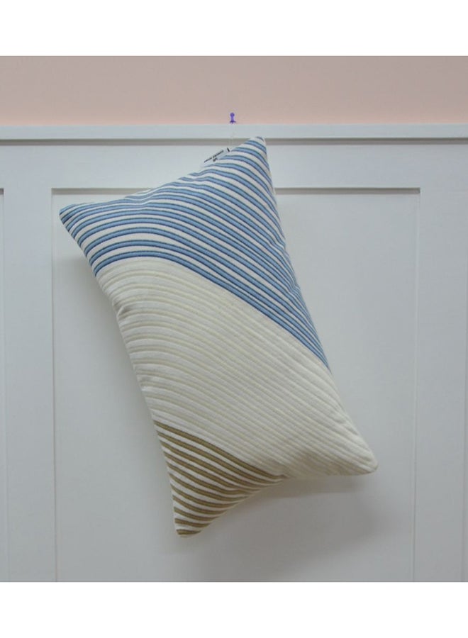 DANUBE HOME Gleam Cotton Velvet Cushion Decorative Sofa Throw Pillow Covers Luxury Style Cushion Case Pillow With Aari Work Machine Embed 30X50Cm - Image 2