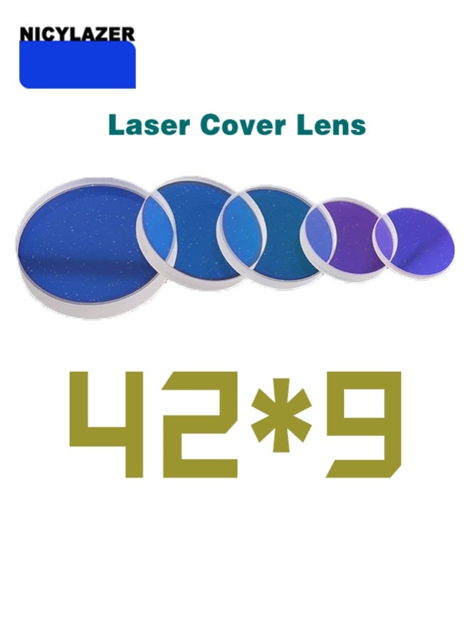 42x9mm Premium Optical Quartz Laser Protective Window - Image 1