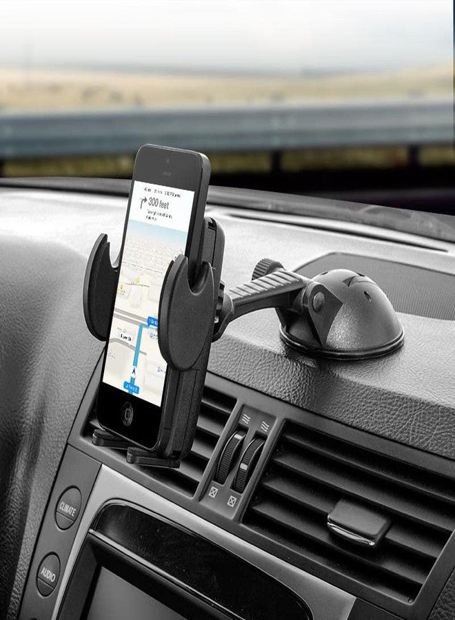 ARKON Mounts Windshield or Dash Car Mega Grip Phone Holder Mount | Universal Phone Fit | Adjustable Angle | Strong Windshield Suction | Compatible with iPhone, Galaxy, Note, Pixel, and more - Image 5
