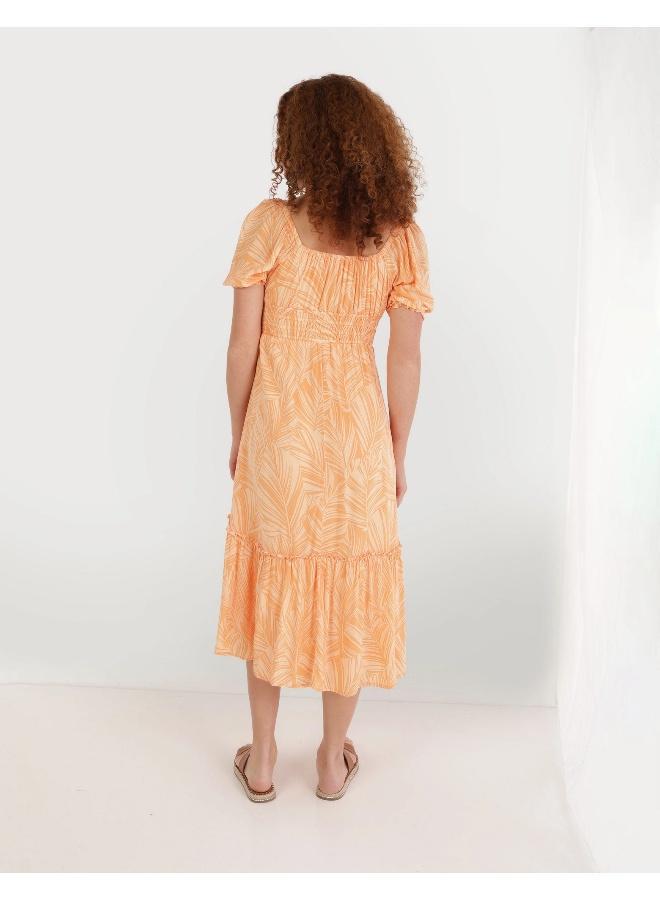 امريكان ايجل فستان متوسط الطول بطبعة استوائية - Image 4