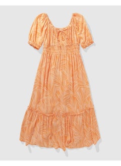 American Eagle Scoop Neck Ruched Dress  - Image 3