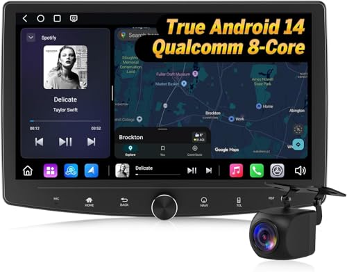 Eonon 6GB64GB Double Din Car Stereo 101 Inch Wireless CarPlay Android Auto Car Audio Receiver Android 13 Touchscreen Navigation Bluetooth Backup Camera 4G LTE DSP UX7SKPLUS - Image 1