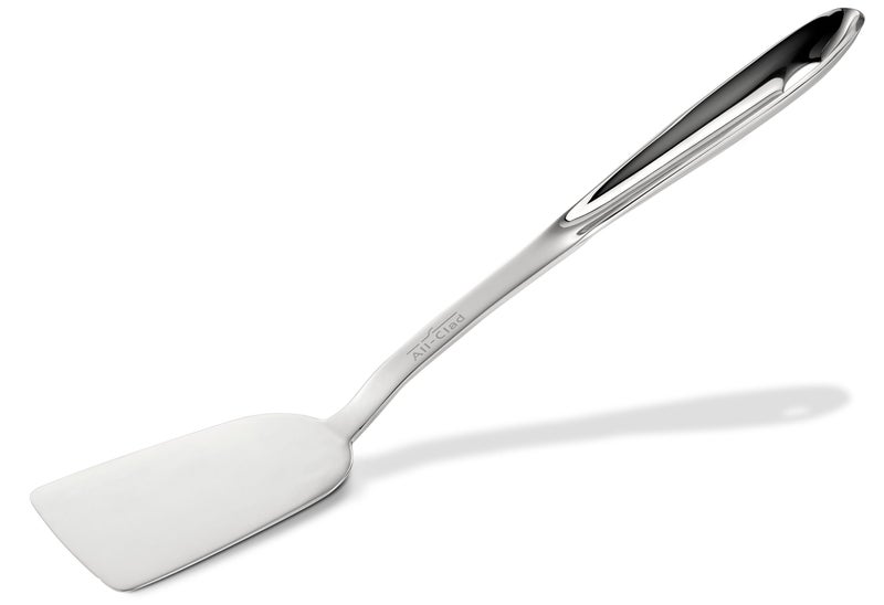 All-Clad Specialty Stainless Steel Kitchen Gadgets Turner Kitchen Tools, Kitchen Hacks Silver - Image 1