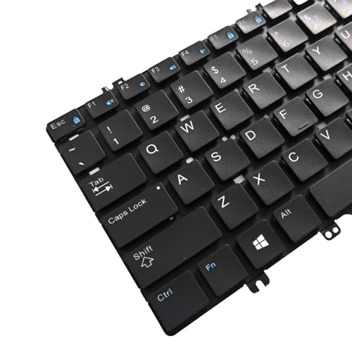 WWGTMC Replacement Keyboard for Dell Latitude 5290 7280 7290 7390 5280 5289 2-in-1 7380 7390 2-in-1 Series Laptop with Backlit Keyboard US Layout P/N: PK131S51B00 V160325BS - Image 3