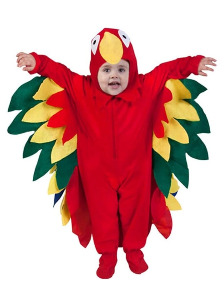 Al Aoyama - Al Aoyama Parrot Costume for Kids Toddler's Printed Jumpsuit Animal Costume One-piece - Image 1