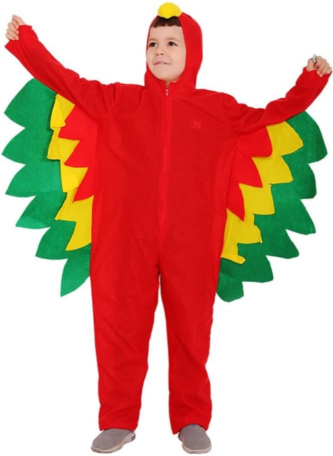 Al Aoyama - Al Aoyama Parrot Costume for Kids Toddler's Printed Jumpsuit Animal Costume One-piece - Image 1