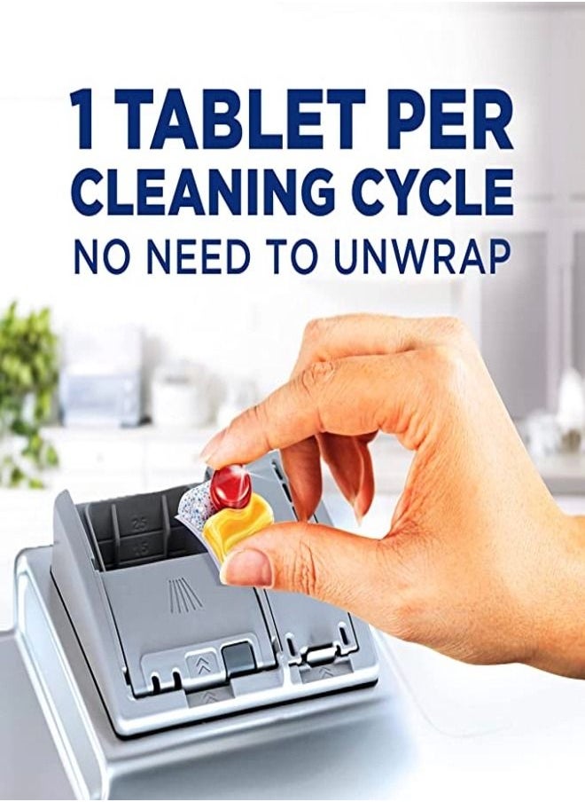Finish - Finish Powerball Dishwasher Detergent All in One Tablets for Deep Clean & Sparkling Shine, Lemon Sparkle - 50 Tabs - Image 1