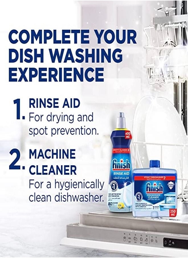 Finish - Finish Powerball Dishwasher Detergent All in One Tablets for Deep Clean & Sparkling Shine, Lemon Sparkle - 50 Tabs - Image 1
