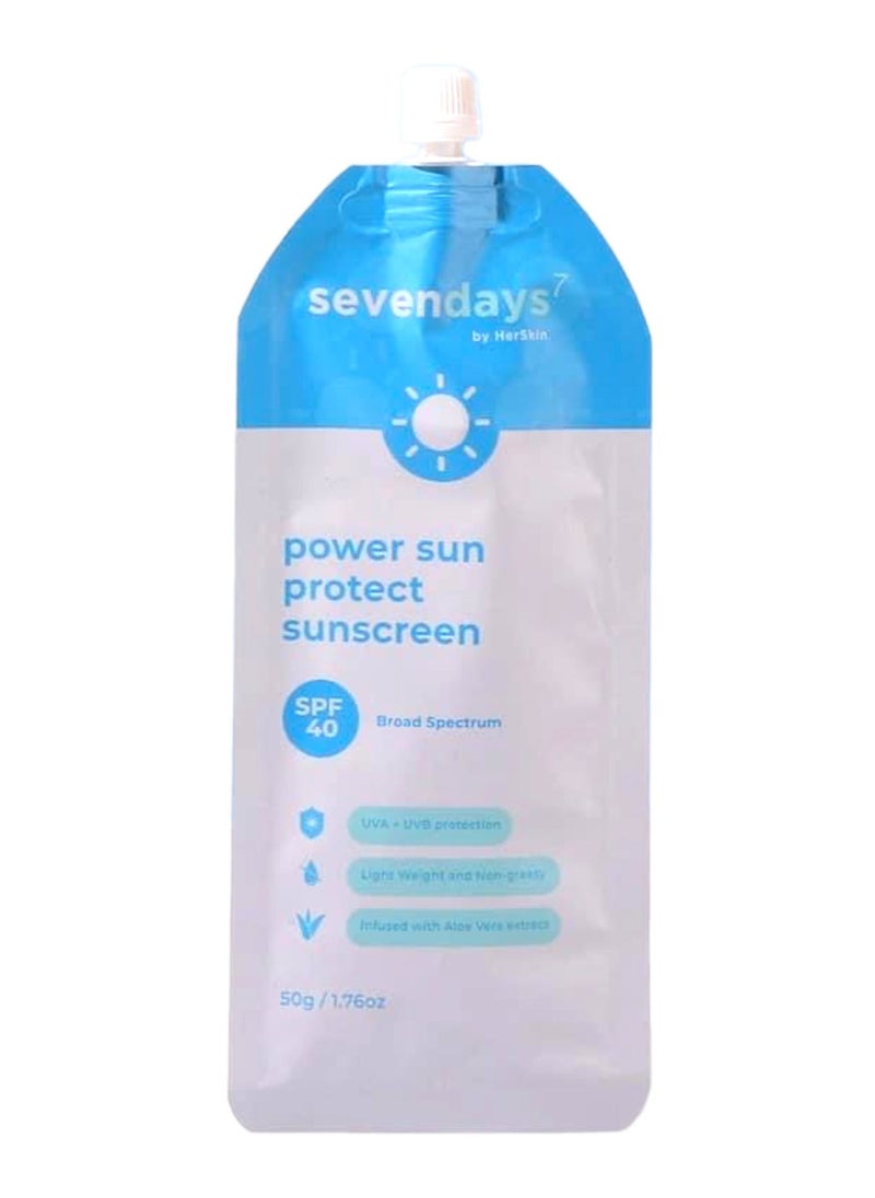Her Skin Sevendays Power Protect Sunscreen Sunscreen- 50 gm 