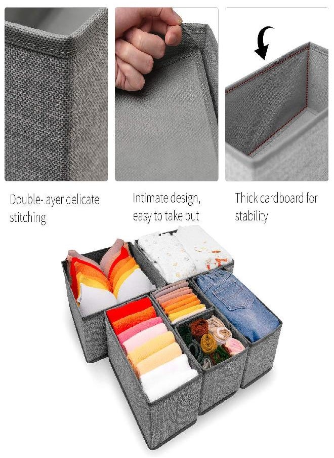 YBM HOME YBM HOME Bamboo 4 Compartment Organizer Tray for Drawers, 329 