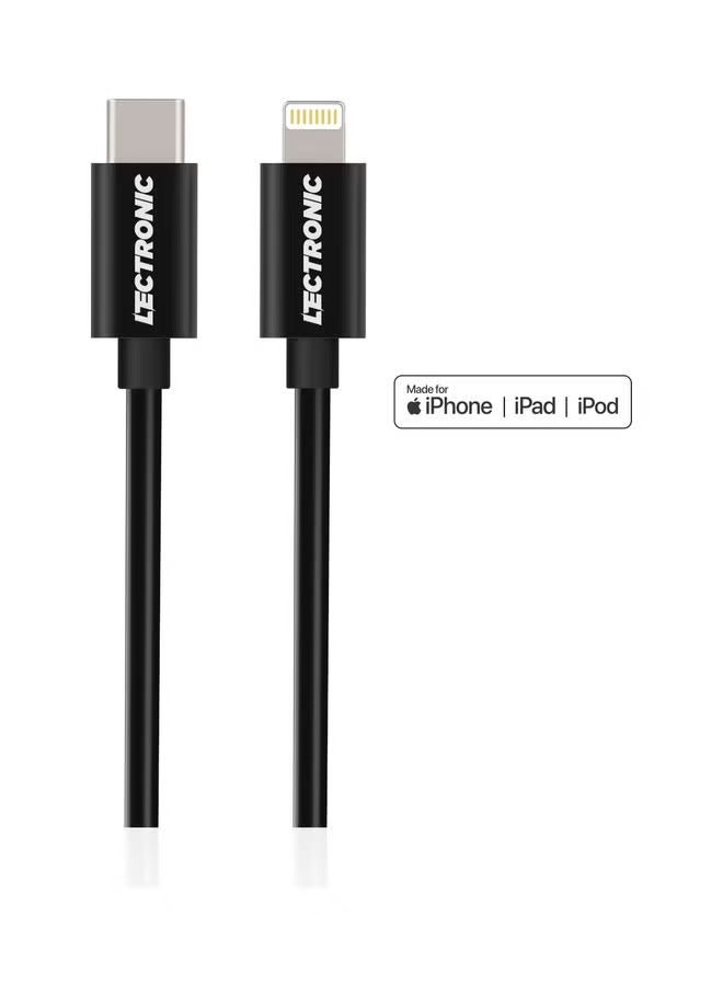 ليكترونيك كيبل ربر شحن سريع منLeCtronic معتمد من آبل، نوع تايب سي إلى لايتنج - Image 2