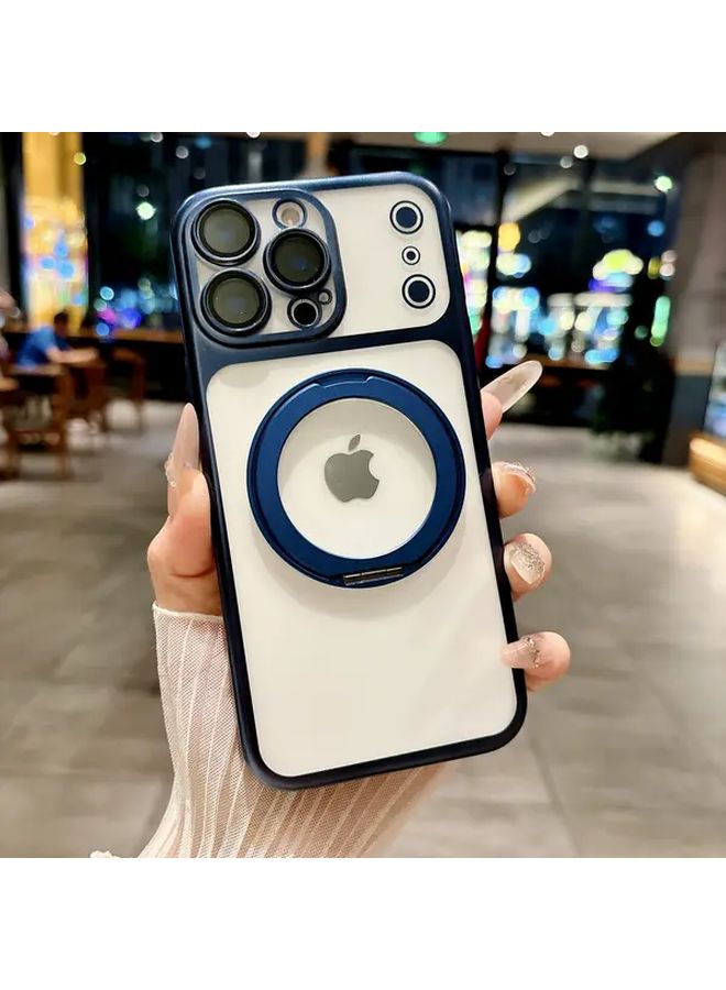 Matte See Through Wireless Charging Blue Phone Case for Iphone 17 Air - Image 2